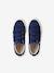 Synthetic trainers with touch 'n' close fastening for children ecru+navy blue - vertbaudet enfant 