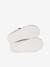 Girls' synthetic trainers with touch 'n' close fastening printed pink+sage green - vertbaudet enfant 