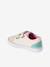 Girl's synthetic trainers printed beige - vertbaudet enfant 