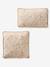 Pack of 2 BABYLON cushions in cotton gauze beige - vertbaudet enfant 