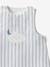 Sleeping Bag in Cotton Muslin for Babies, IN THE CLOUDS striped blue - vertbaudet enfant 