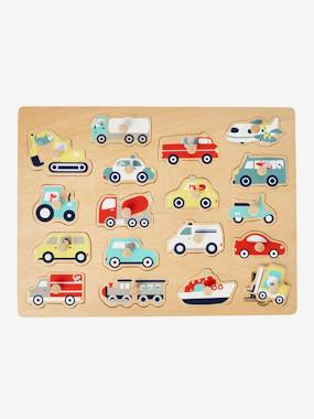 jouets-fsc-Puzzle with Vehicles - Wood FSC® Certified