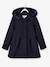 Manteau à capuche fille drap de laine MARINE GRISE+VIOLINE - vertbaudet enfant 