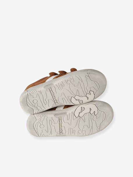 Synthetic Trainers with Hook-&-Loop Fasteners for Boys brown - vertbaudet enfant 
