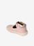 Soft Leather Pram Shoes for Babies, Designed for Crawling gold+rose - vertbaudet enfant 