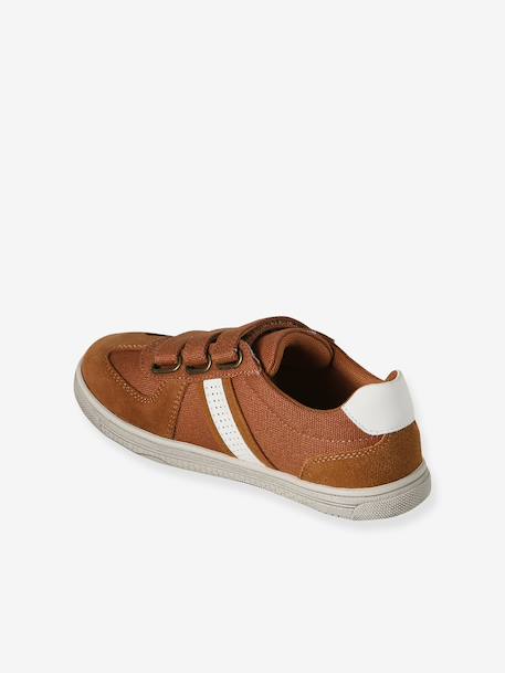Trainers with textile and touch-and-close fastening for children brown - vertbaudet enfant 