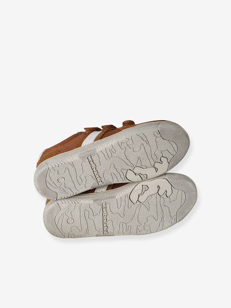 Trainers with textile and touch-and-close fastening for children brown - vertbaudet enfant 