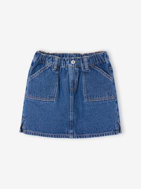 Girls-Girls' denim skirt