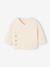 Wrap-Over Cardigan with Front Opening for Newborn Babies anthracite+marl beige+vanilla - vertbaudet enfant 