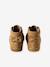 Lace-Up Soft Leather Boots for Babies, Designed for First Steps 6509+camel+iridescent beige - vertbaudet enfant 