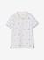 Printed polo shirt for boys ecru+khaki - vertbaudet enfant 