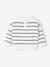 Striped Jumper with Frill Detail for Girls striped navy blue - vertbaudet enfant 