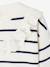 Striped Jumper with Frill Detail for Girls striped navy blue - vertbaudet enfant 