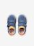 Synthetic trainers with touch 'n' close fastening for babies printed beige+set blue - vertbaudet enfant 