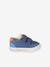 Synthetic trainers with touch 'n' close fastening for babies printed beige+set blue - vertbaudet enfant 