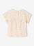 Fancy T-Shirt for Baby Girls ecru+navy blue - vertbaudet enfant 