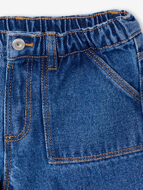 Girls' denim shorts - BASICS brut denim+light blue+medium blue - vertbaudet enfant 
