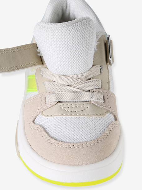 Elasticated Synthetic Trainers for Babies set beige - vertbaudet enfant 