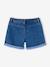 Girls' denim shorts - BASICS brut denim+light blue+medium blue - vertbaudet enfant 