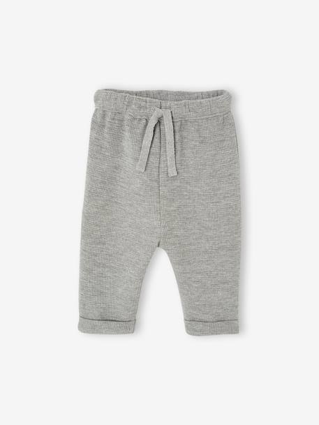 Honeycomb newborn trouser marl grey - vertbaudet enfant 