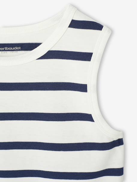 Pack of 2 Tank Tops for Boys set blue+set white - vertbaudet enfant 