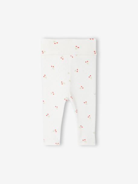 Legging bébé fille maille ajourée écru - vertbaudet enfant 