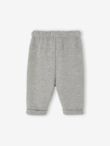 Honeycomb newborn trouser marl grey - vertbaudet enfant 
