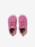 Soft leather lace-up ankle boots for baby's first steps brown+fuchsia+rose - vertbaudet enfant 