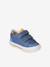 Synthetic trainers with touch 'n' close fastening for babies printed beige+set blue - vertbaudet enfant 