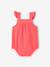 Barboteuse fille naissance en gaze de coton framboise - vertbaudet enfant 