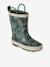 Wellies for Children, Designed for Autonomy printed green+set blue - vertbaudet enfant 