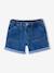 Girls' denim shorts - BASICS brut denim+light blue+medium blue - vertbaudet enfant 
