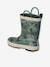 Wellies for Children, Designed for Autonomy printed green+set blue - vertbaudet enfant 