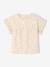 Fancy T-Shirt for Baby Girls ecru+navy blue - vertbaudet enfant 