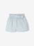 Girls' cotton gauze shorts striped blue - vertbaudet enfant 