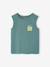 Surf Print Tank Top for Boys aqua green - vertbaudet enfant 