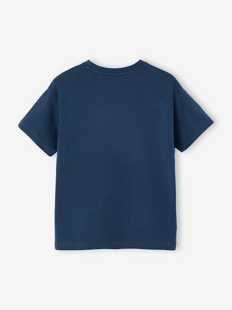 T-Shirt With Fun Motif for Boys aqua green+dusky pink+ocean blue - vertbaudet enfant 