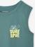 Surf Print Tank Top for Boys aqua green - vertbaudet enfant 