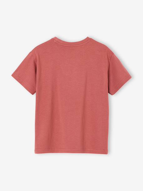 T-Shirt With Fun Motif for Boys aqua green+dusky pink+ocean blue - vertbaudet enfant 