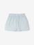Girls' cotton gauze shorts striped blue - vertbaudet enfant 