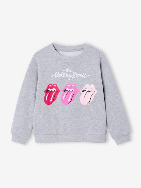 Rolling Stones girl's sweatshirt marl grey - vertbaudet enfant 