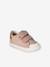 Fabric Trainers with Touch Fasteners, for Baby Boys dark brown+printed beige - vertbaudet enfant 
