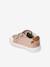 Fabric Trainers with Touch Fasteners, for Baby Boys dark brown+printed beige - vertbaudet enfant 
