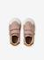 Fabric Trainers with Touch Fasteners, for Baby Boys dark brown+printed beige - vertbaudet enfant 
