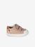 Fabric Trainers with Touch Fasteners, for Baby Boys dark brown+printed beige - vertbaudet enfant 