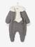 Pramsuit with Full-Length Double Opening, for Babies Grey Anthracite - vertbaudet enfant 