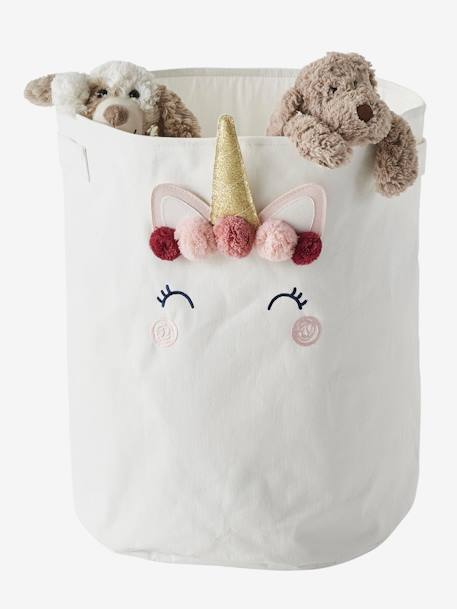 XL Storage Basket, Unicorn White - vertbaudet enfant 
