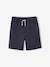 Twill Bermuda Shorts for Boys anthracite+camel - vertbaudet enfant 