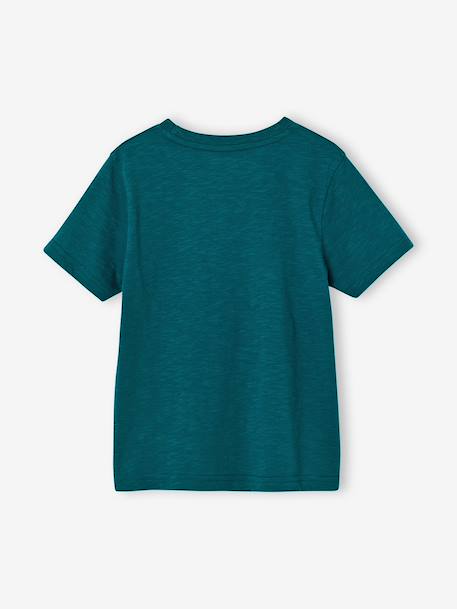 Fun Animal T-Shirt for Boys green+vanilla - vertbaudet enfant 