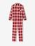 Men's Christmas capsule flannel pyjamas chequered red - vertbaudet enfant 